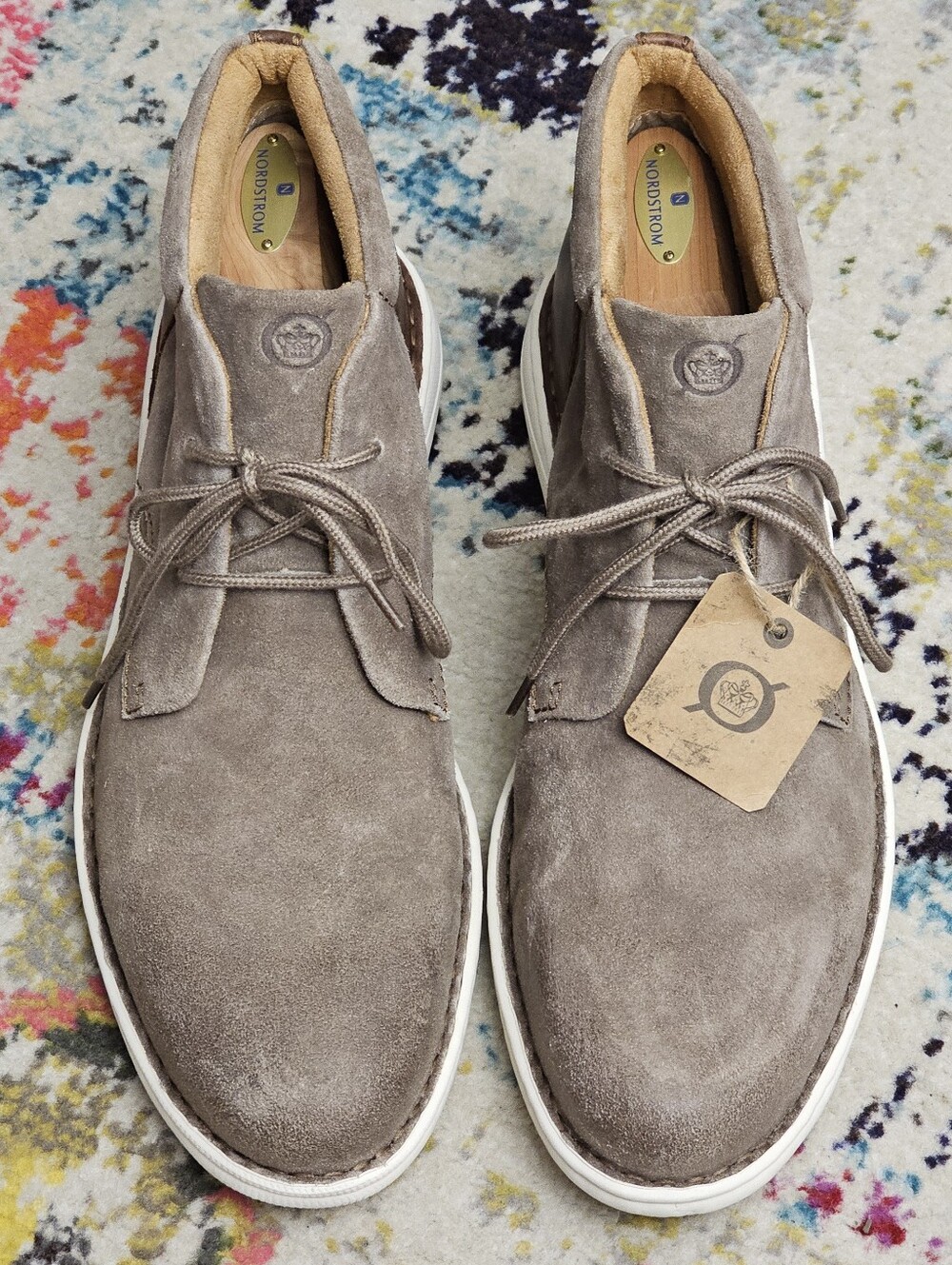 Born Theo Chukka Boots Men’s Size 13 Suede Leather Shoes Lace Up